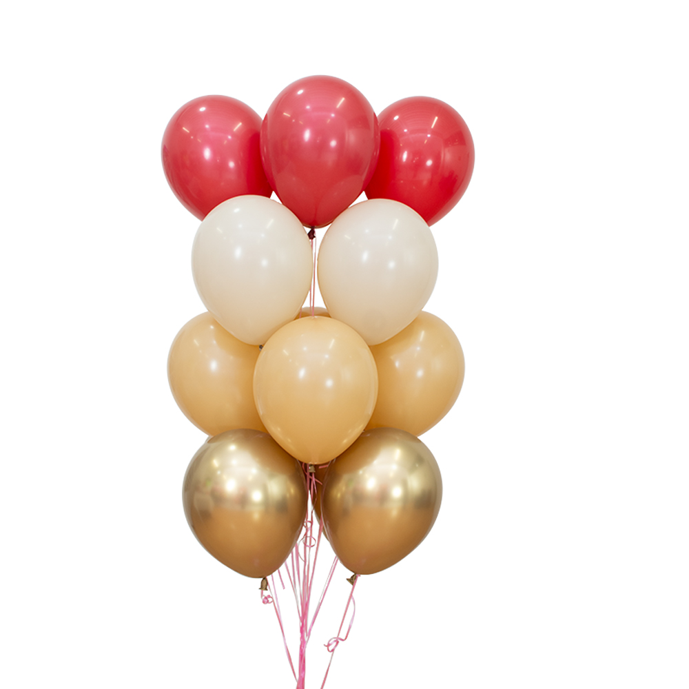 Шар (12''/30 см), Королевский красный (016), пастель, 12 шт.