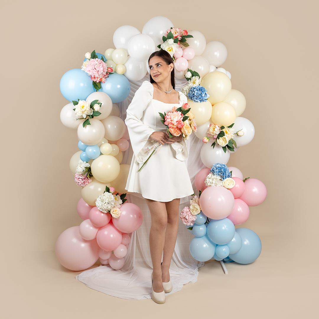 Гортензия, искусственная, Розовый, 52 см, 1 шт. в упак. 