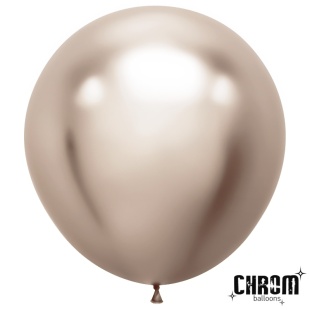 Шар (36''/91 см), Шампань, хром, 1 шт.