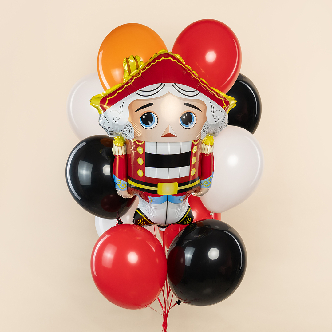 Шар (26''/66 см) Фигура, Щелкунчик, 1 шт. в уп.