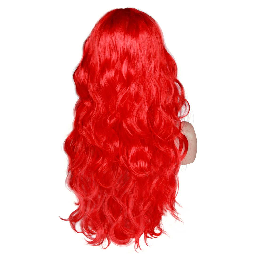 Парик карнавальный, 160 гр, Локоны, Огненный, 1 шт. в упак. 