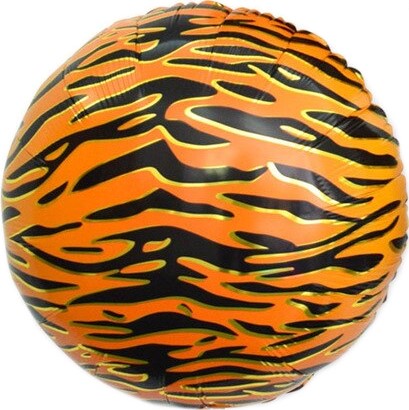 Шар (18''/46 см) Круг, Сафари, Тигр, 1 шт.
