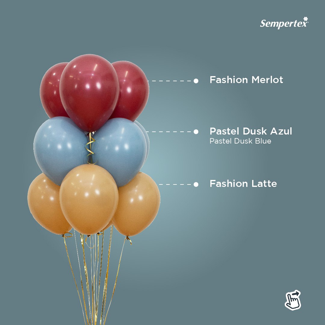 Шар (12''/30 см), Нежно-голубой (640), макарунс, 12 шт.