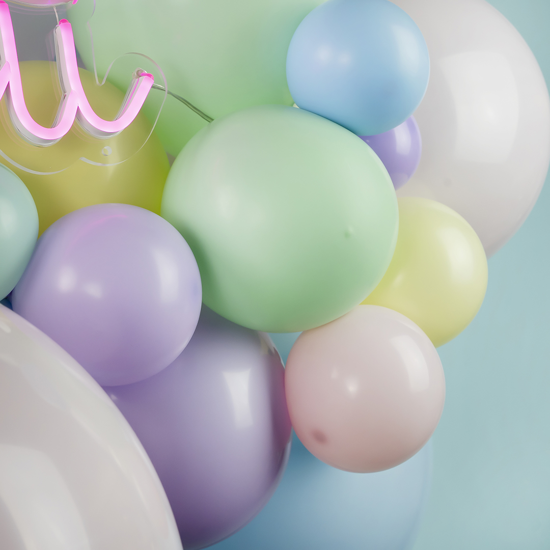 Шар (18''/46 см), Светло-сиреневый, макарунс, 10 шт.