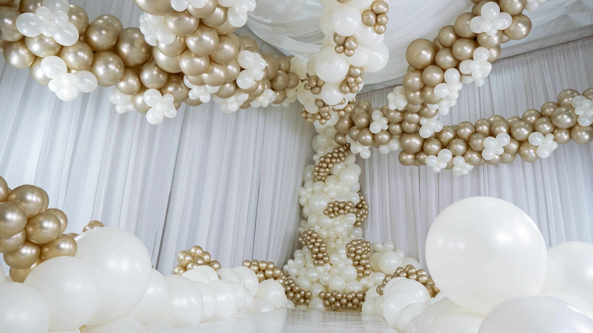 Шар (12''/30 см), Устрично-белый (806), шелк, 12 шт.