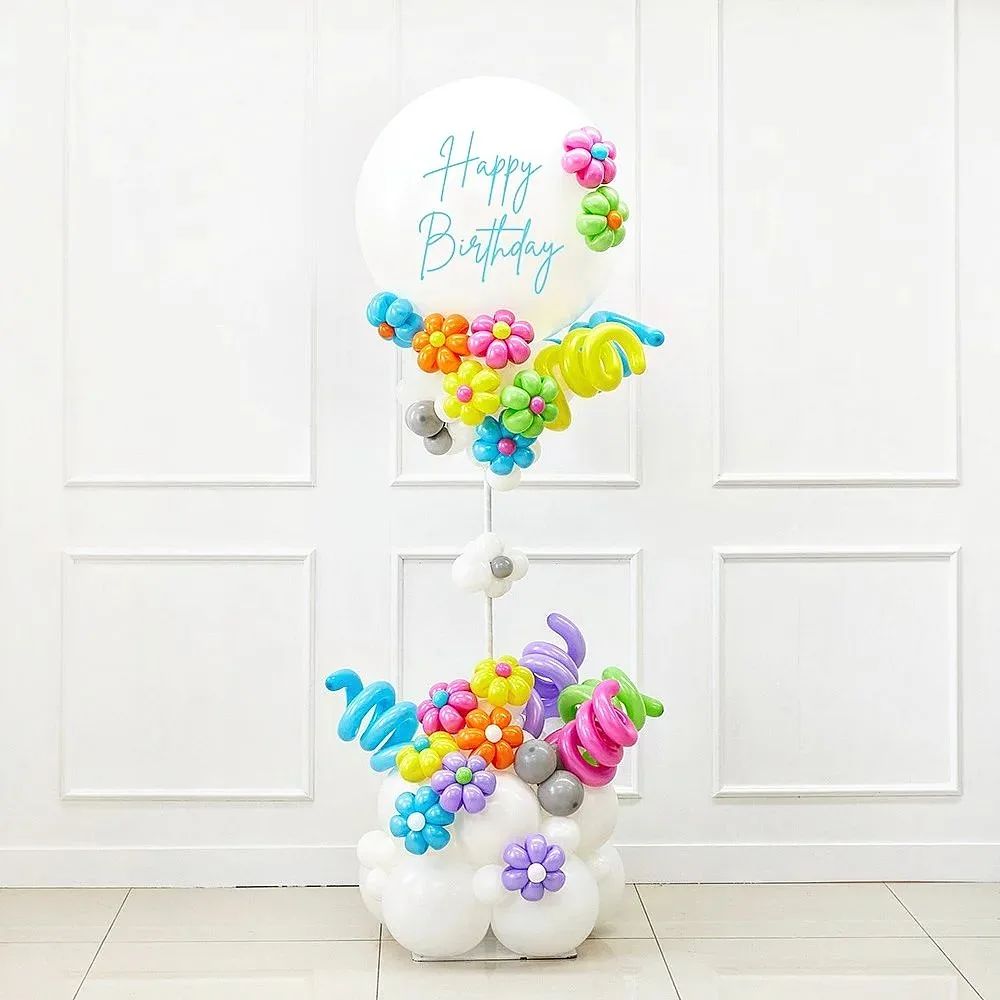 Шар (5''/13 см), Белый (005), пастель, 100 шт.