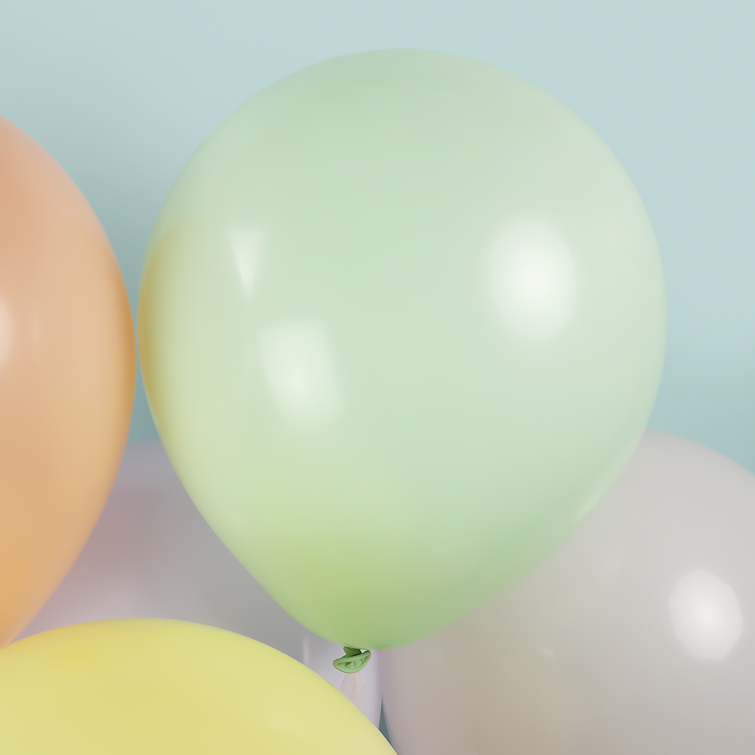 Шар (18''/46 см), Нежная мята, макарунс, 10 шт.