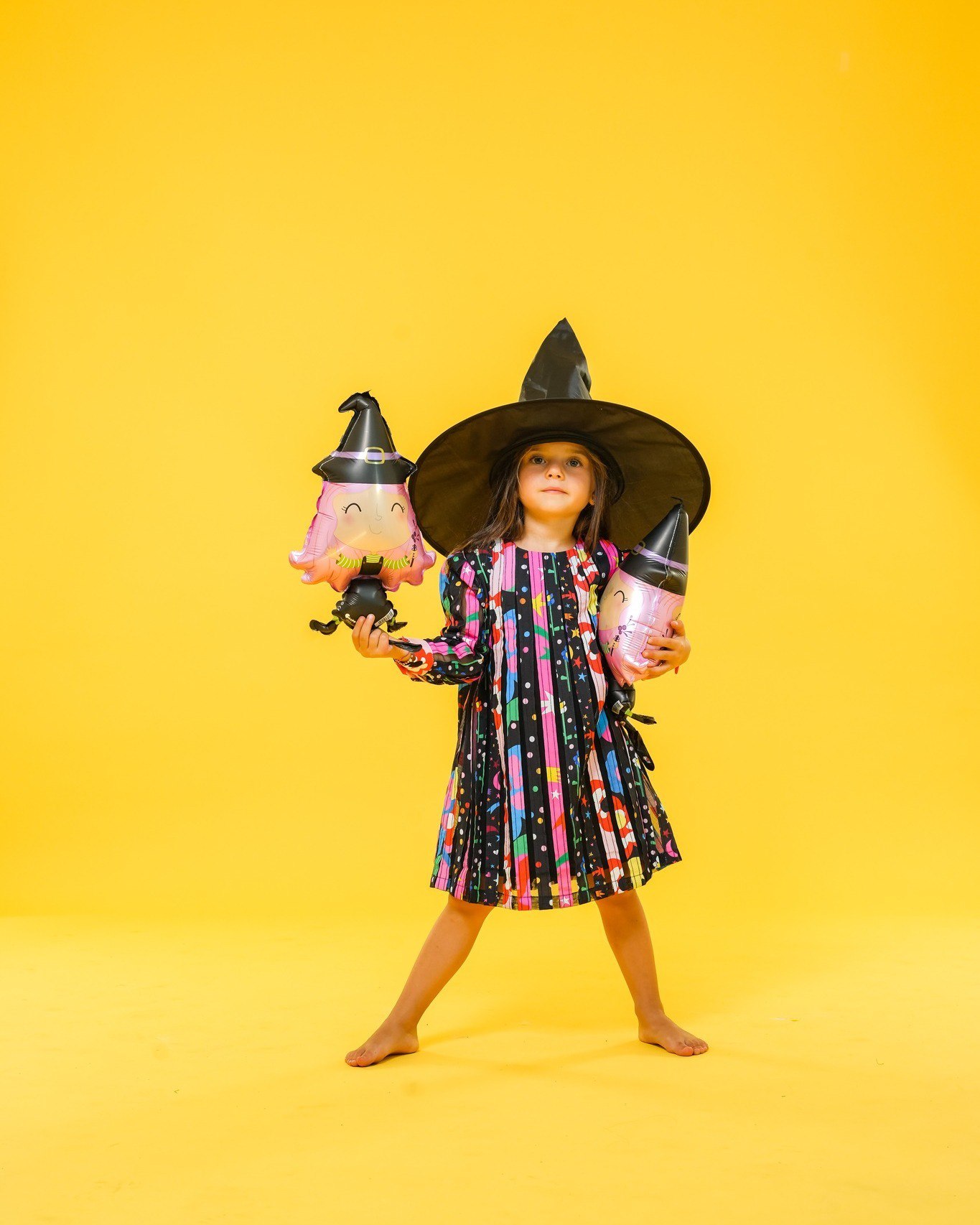 Шар (14''/36 см) Мини-фигура, Маленькая ведьмочка, 1 шт.