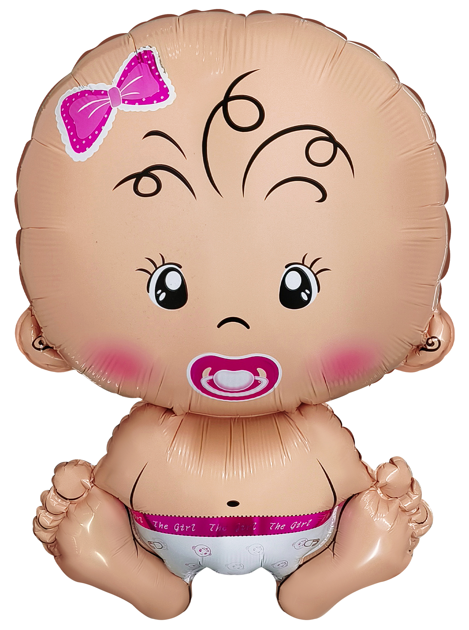 Шар (26''/66 см) Фигура, Малышка Девочка, 1 шт. в уп.