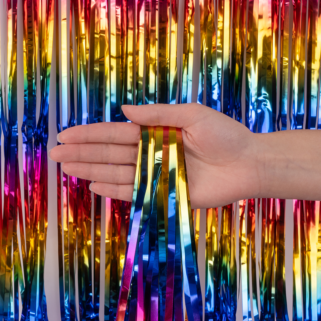 Занавес Дождик Радужный, Градиент, 100*200 см, 1 шт.