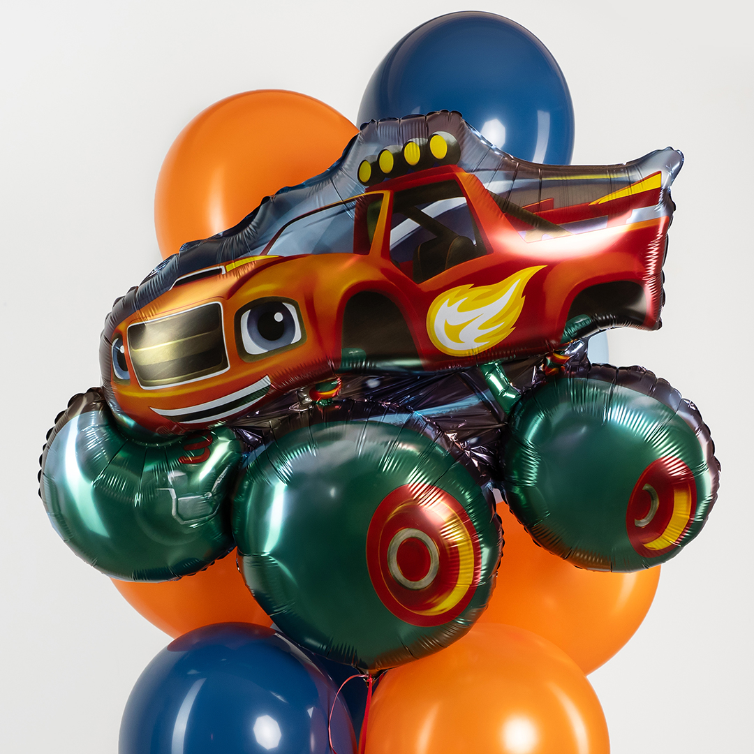 Шар (35''/89 см) Фигура, Джип, 1 шт. в уп.