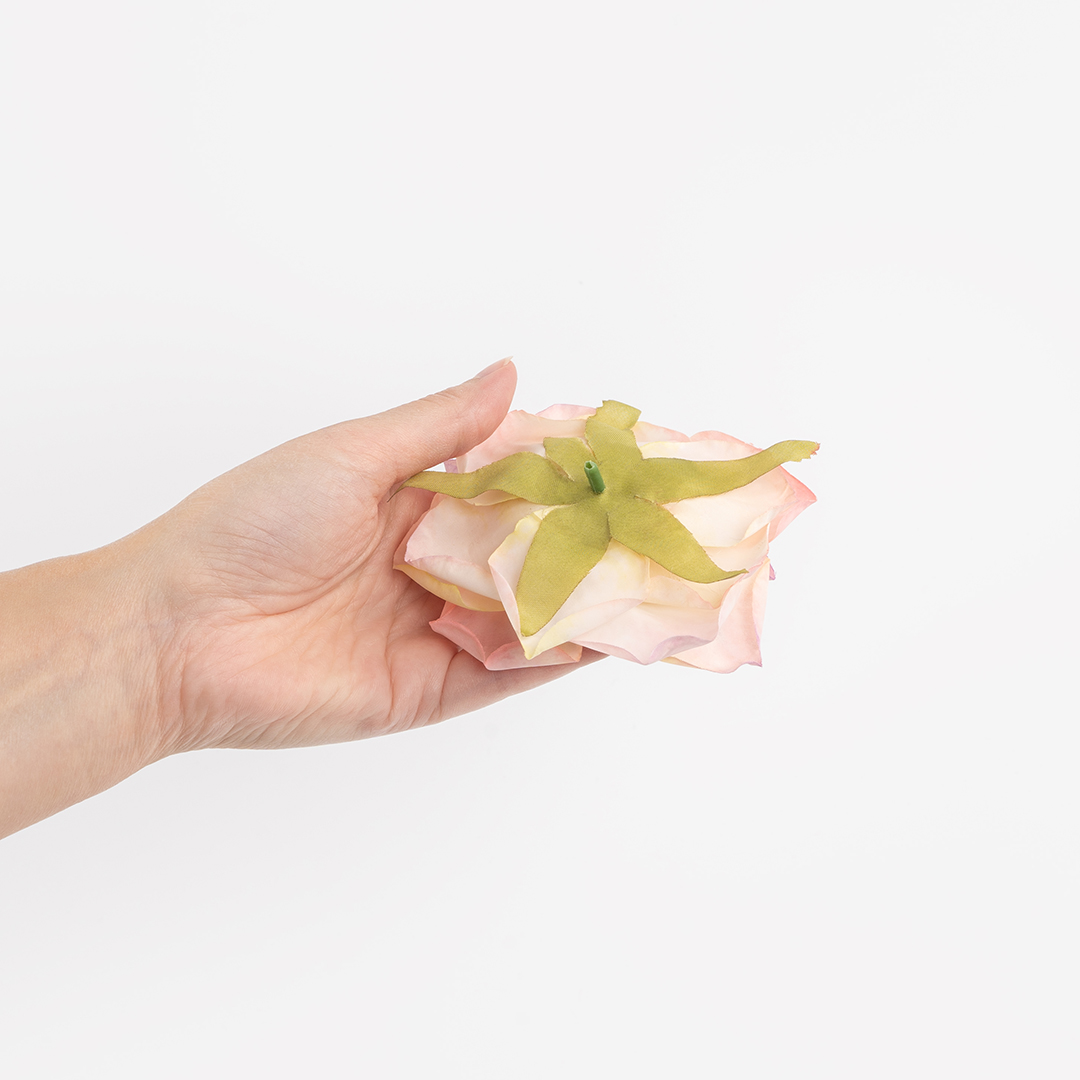 Роза (бутон), искусственная, Розовый, 9 см, 3 шт. в упак. 