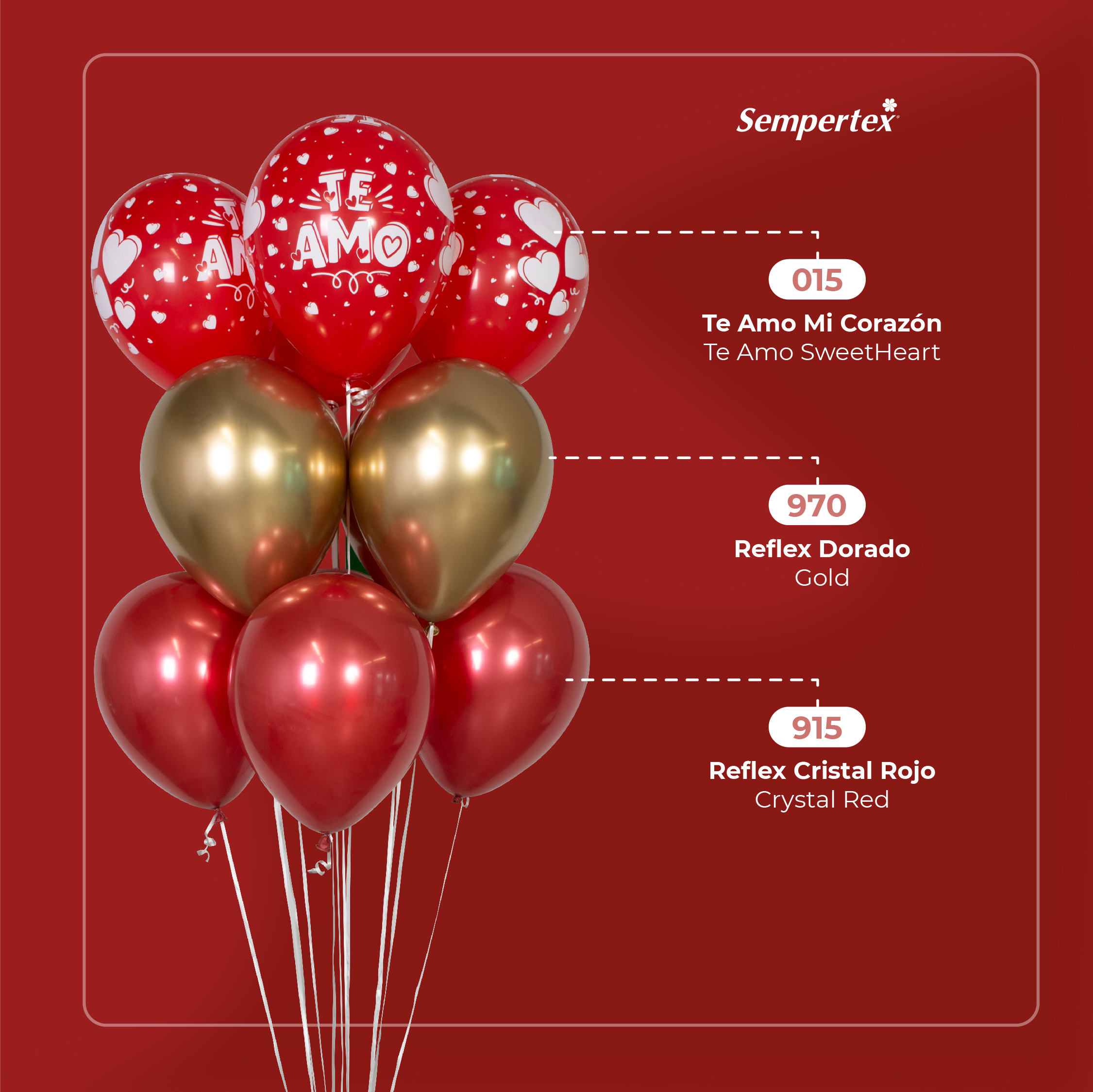 Шар (12''/30 см), Красный (015), пастель, 12 шт. Шар (12''/30 см), Красный (015), пастель, 12 шт.