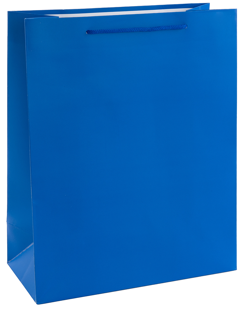 Пакет подарочный, 210гр, Классика, Синий, 32*26*12 см, 1 шт.