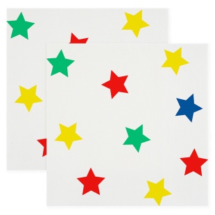 Сервировочные салфетки, Звездочки, 33*33 см, 20 шт.
