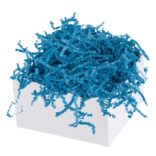 Наполнитель для коробок, бумага, Светло-синий, 50 г.