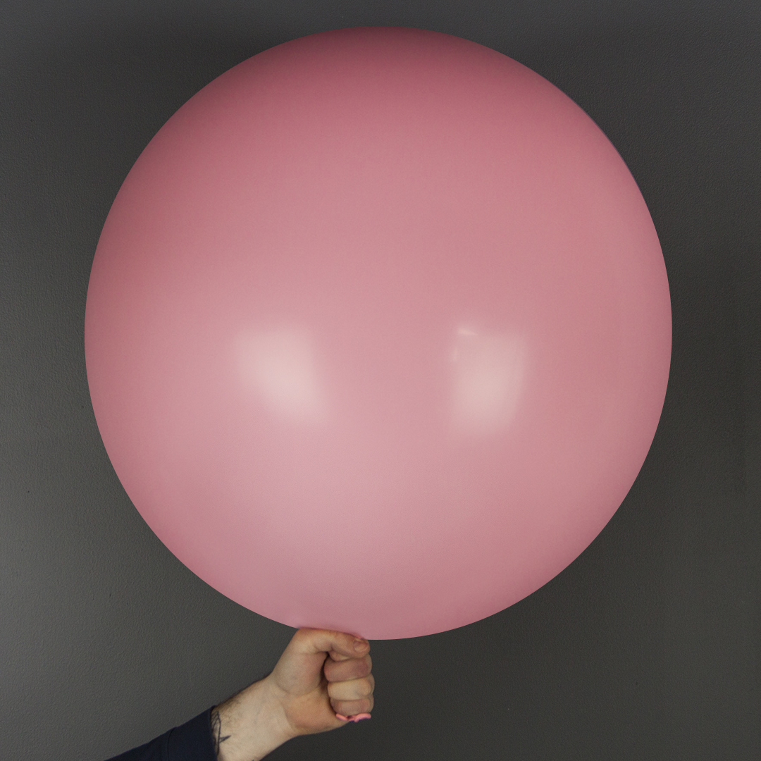 Шар (36''/91 см), Светло-розовый, пастель, 1 шт.