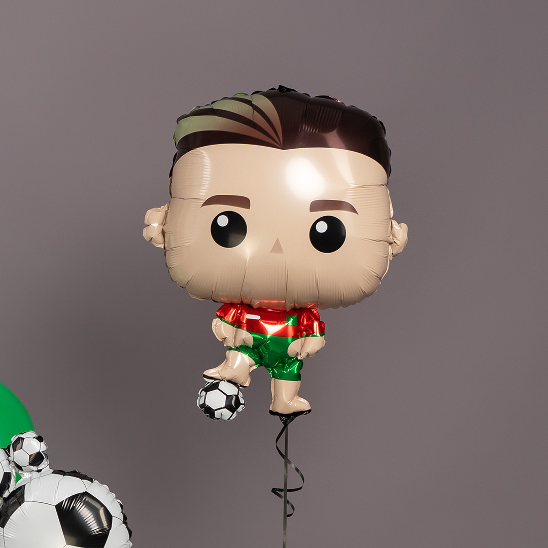 Шар (27''/69 см) Фигура, Футболист, 1 шт.