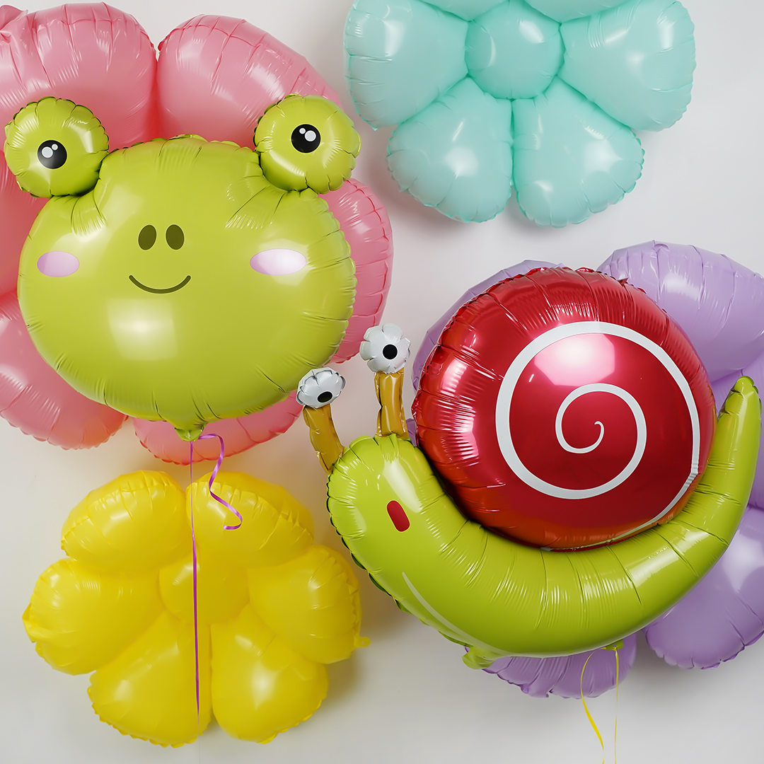 Шар (25''/64 см) Фигура, Голова, Веселая Лягушка, 1 шт.