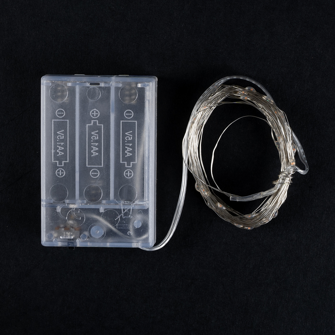 Светодиодная гирлянда, Роса 50 Led, IP14, 5 м. Розовый, 1 шт.