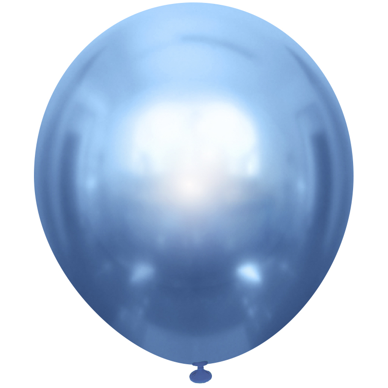 Шар (18''/46 см), Голубой (504), хром, 6 шт.