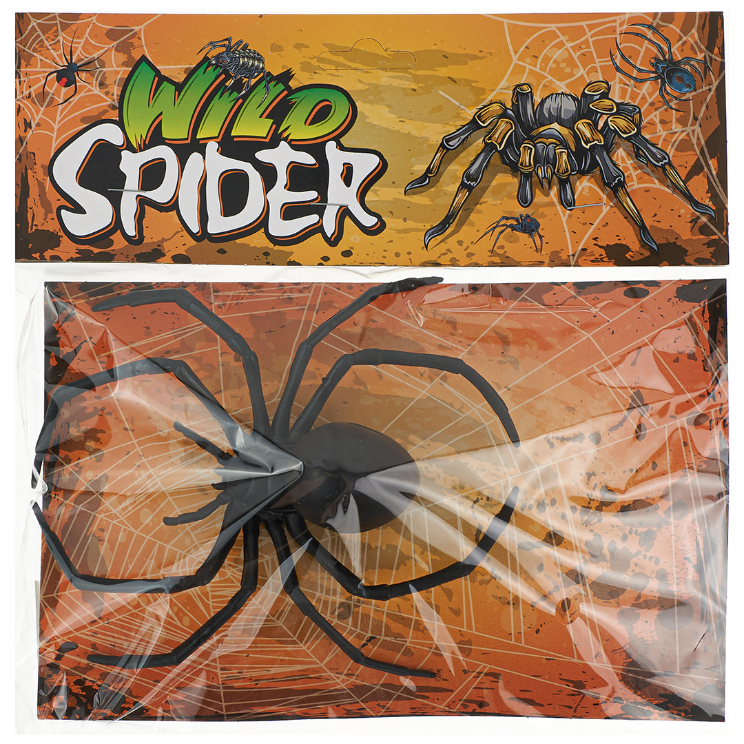 Декоративное украшение, Паук, Черный, 16*12 см, 1 шт.