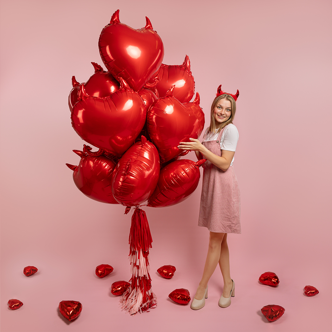 Гирлянда Тассел, Красный, 35*12 см, 12 листов.