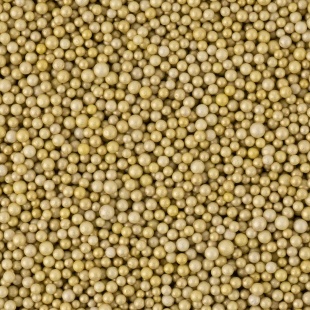 Шарики пенопласт, Золото, Металлик, 2-4 мм, 10 гр.