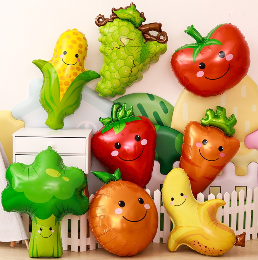 Шар (28''/71 см) Фигура, Клубника, 1 шт.