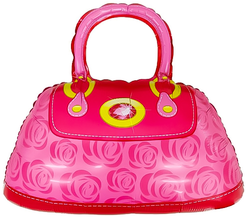Шар (22''/56 см) Фигура, Сумочка, Розовый, 1 шт. в уп.
