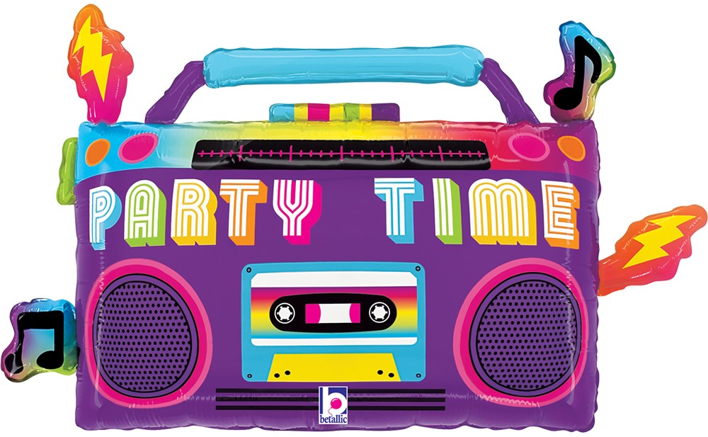 Шар (29''/74 см) Фигура, Магнитофон, 1 шт.