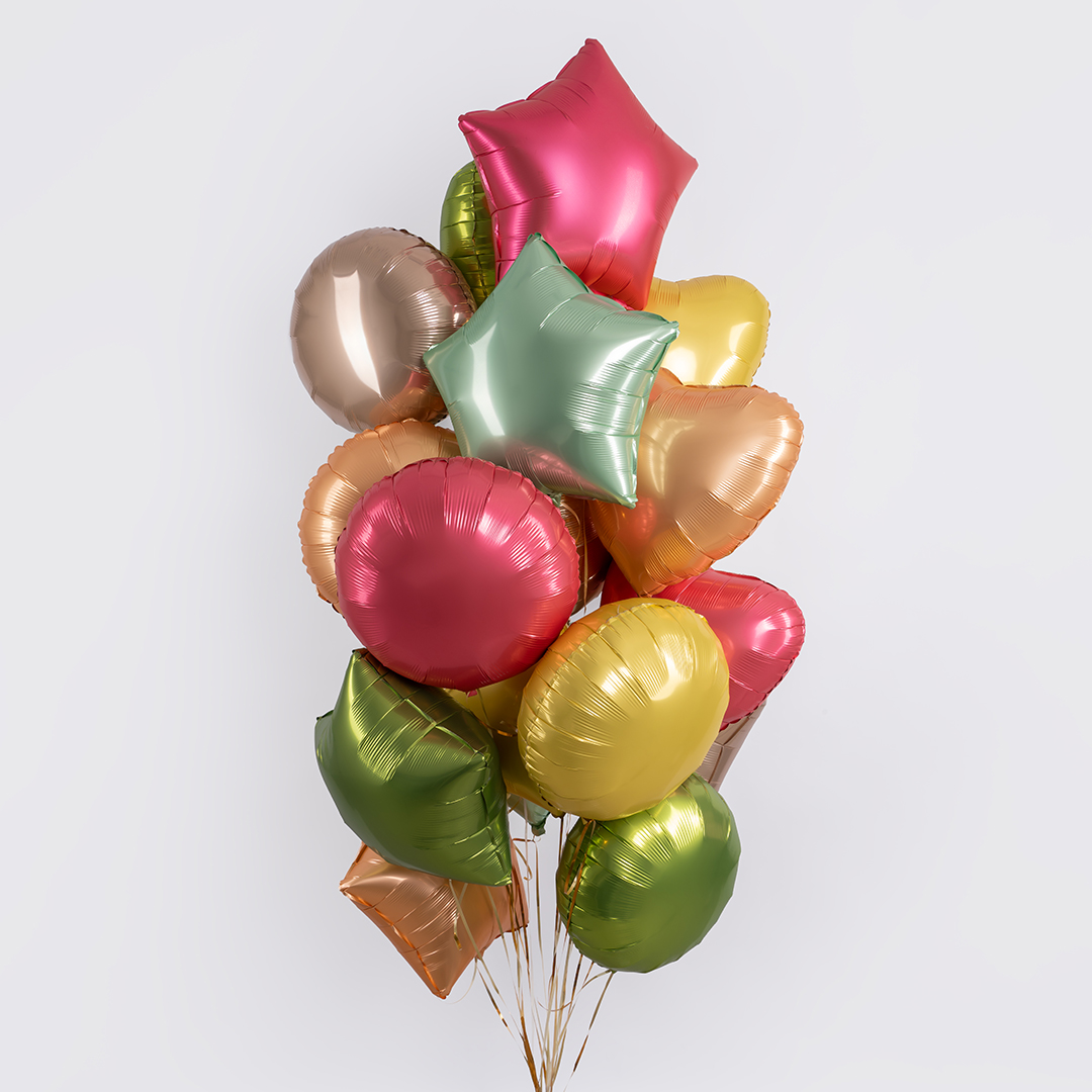 Шар (18''/46 см) Сердце, Персик, Сатин, 1 шт.