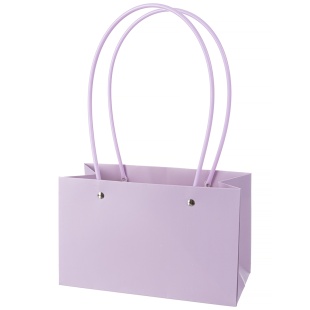 Пакет для цветов, Мастхэв, Нежная пастель, Лаванда, 22*14*11 см, 1 шт.