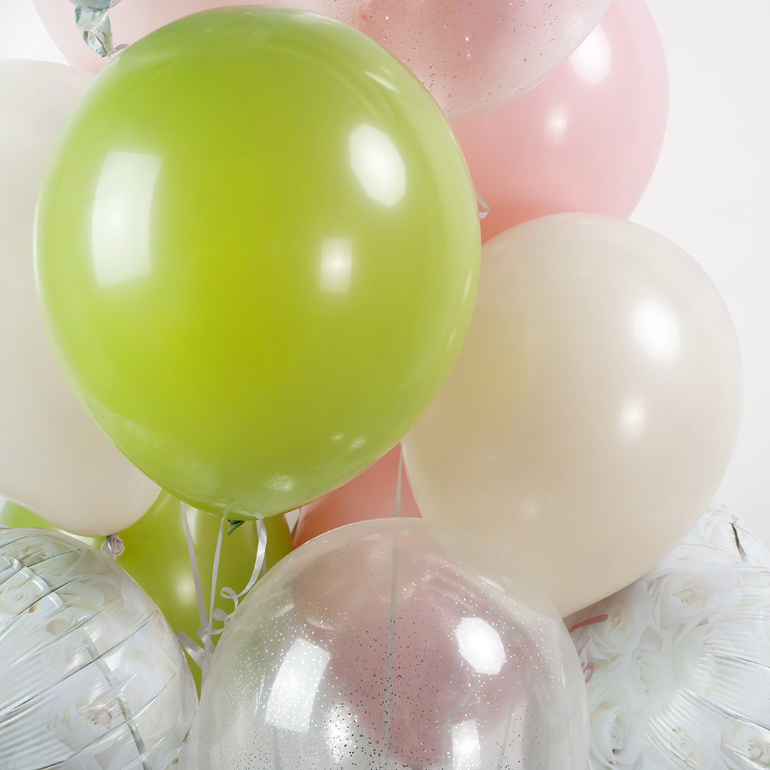 Шар (12''/30 см), Оливковый, пастель ретро, 100 шт.