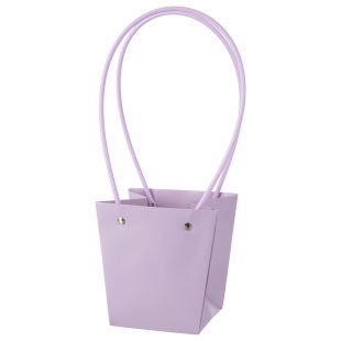 Пакет для цветов, Мастхэв, Нежная пастель, Лаванда, 13*9,5*9,5 см, 1 шт.