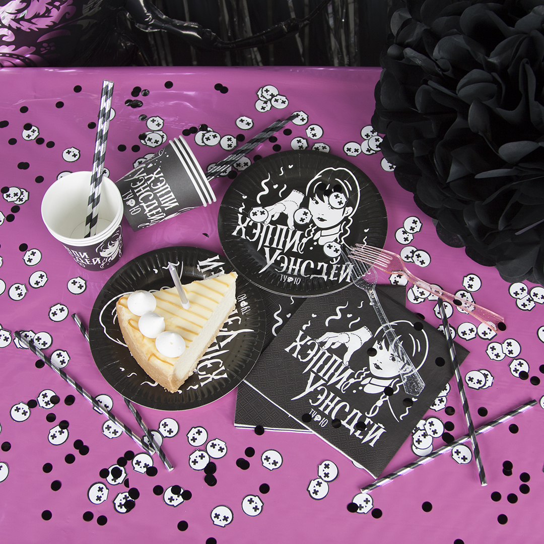 Тарелки (7''/18 см) Мрачная стори, 6 шт.