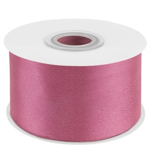 Лента атласная (3,8 см*22,85 м) Дымчатая роза, 1 шт.