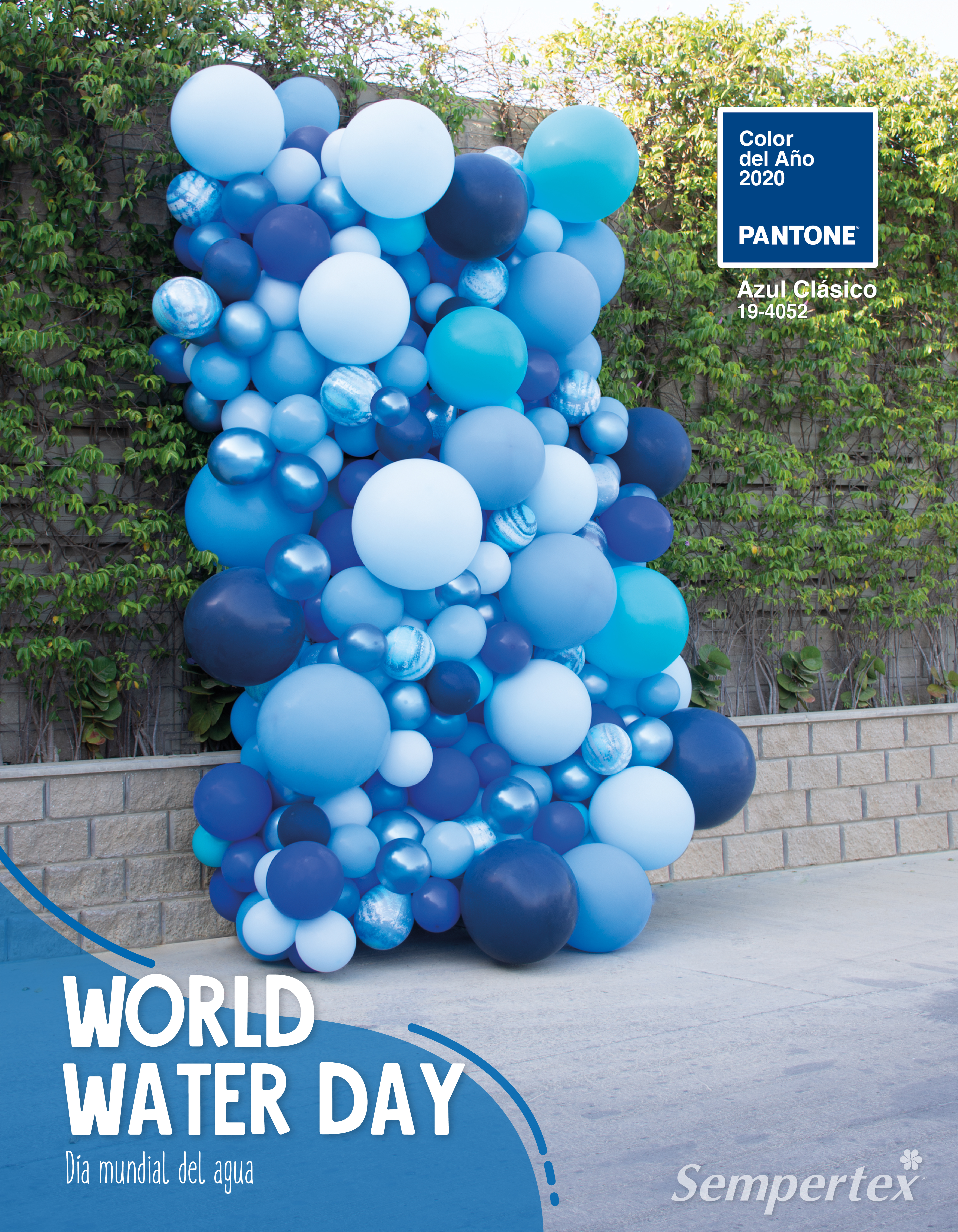 Шар (18''/46 см), Голубой (040), пастель, 25 шт.