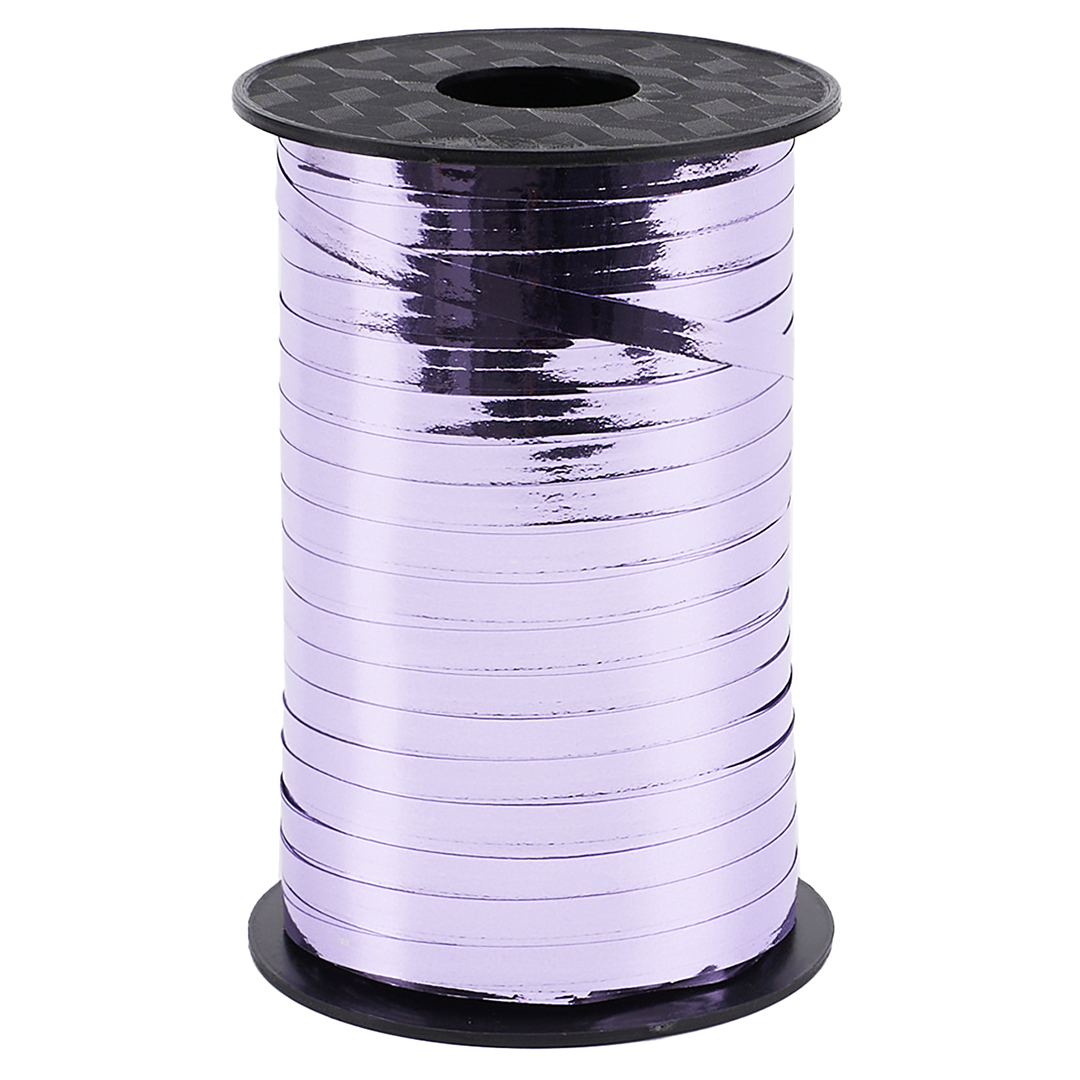 Лента полипропиленовая (0,5 см*250 м) Лаванда, Металлик, 1 шт.