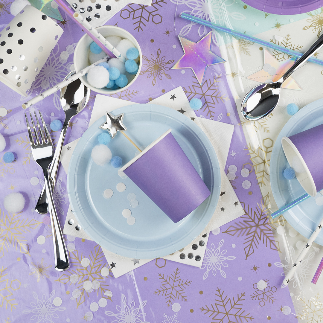 Пики Топперы, Звезда, Серебро, Металлик, 12 см, 5 шт.