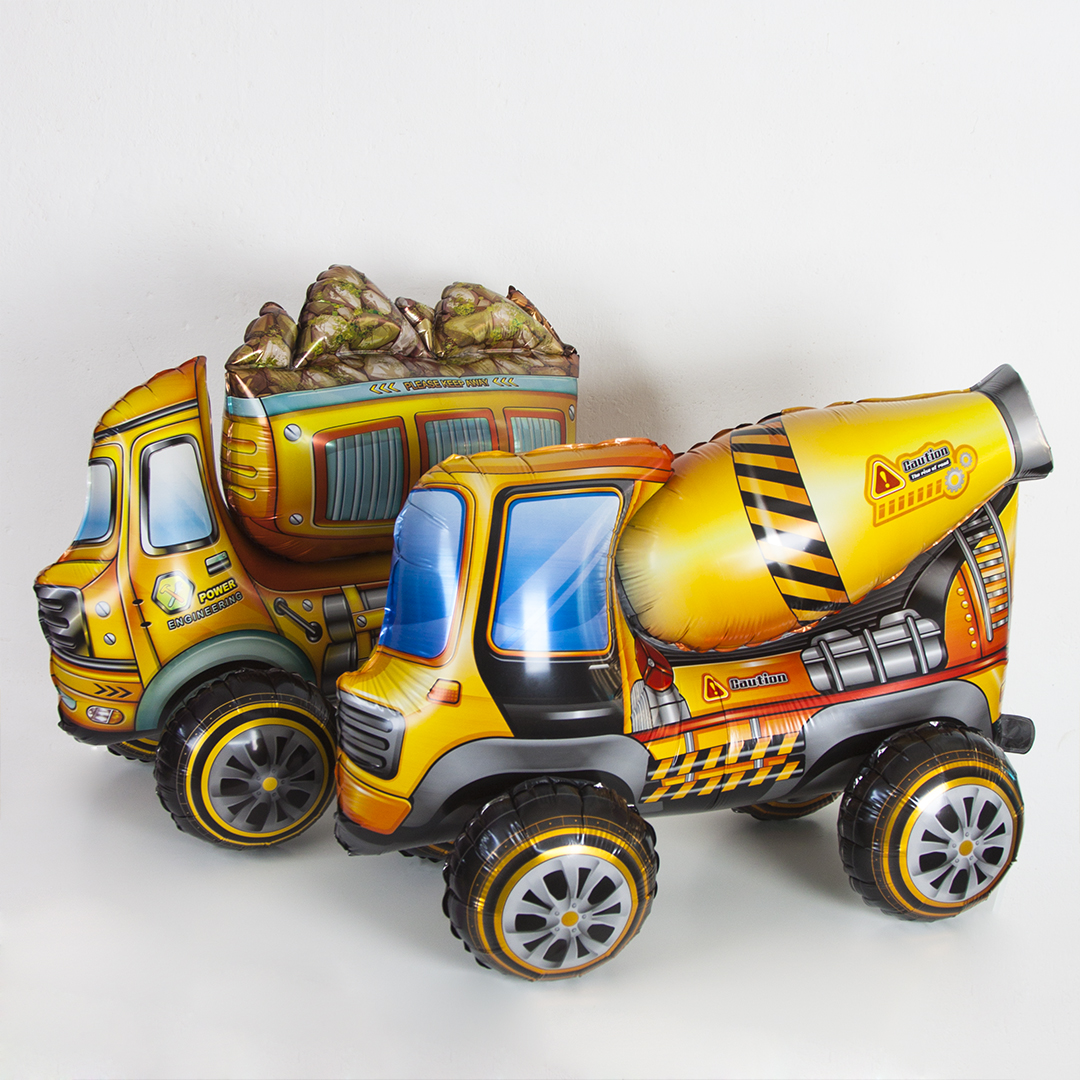 Шар (26''/66 см) Фигура 3D, Самосвал, 1 шт. в уп.