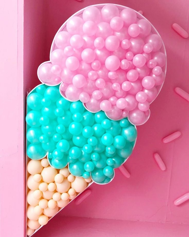 Шар (5''/13 см), Слоновая кость (412), пастель, 100 шт.