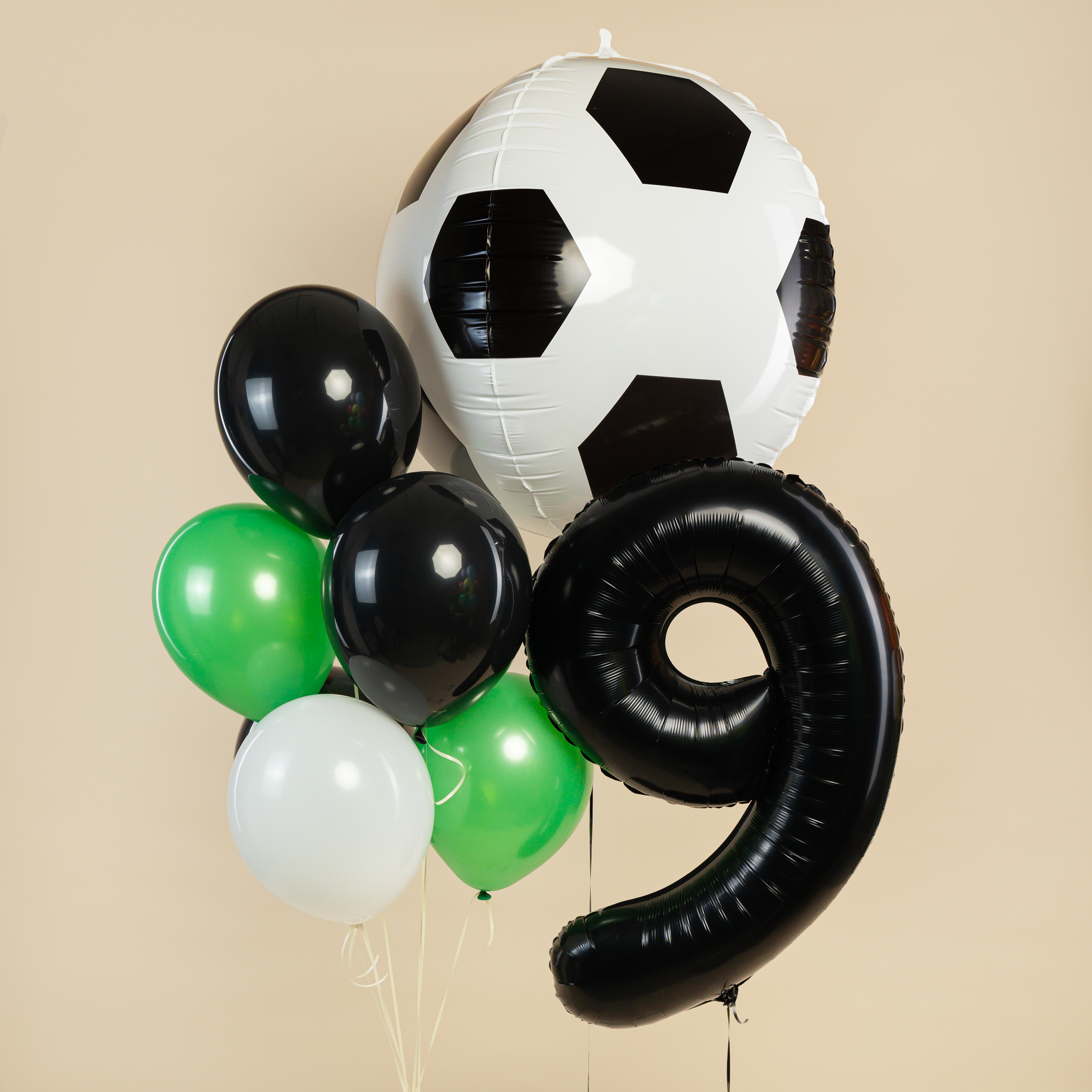 Шар 3D (43''/109 см) Сфера, Футбольный мяч, 1 шт.