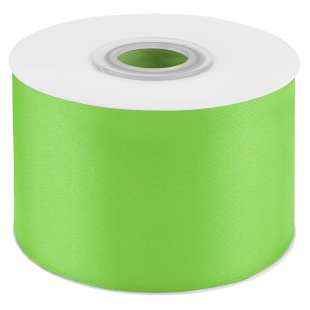 Лента атласная (5 см*22,85 м) Светло-зеленый, 1 шт.