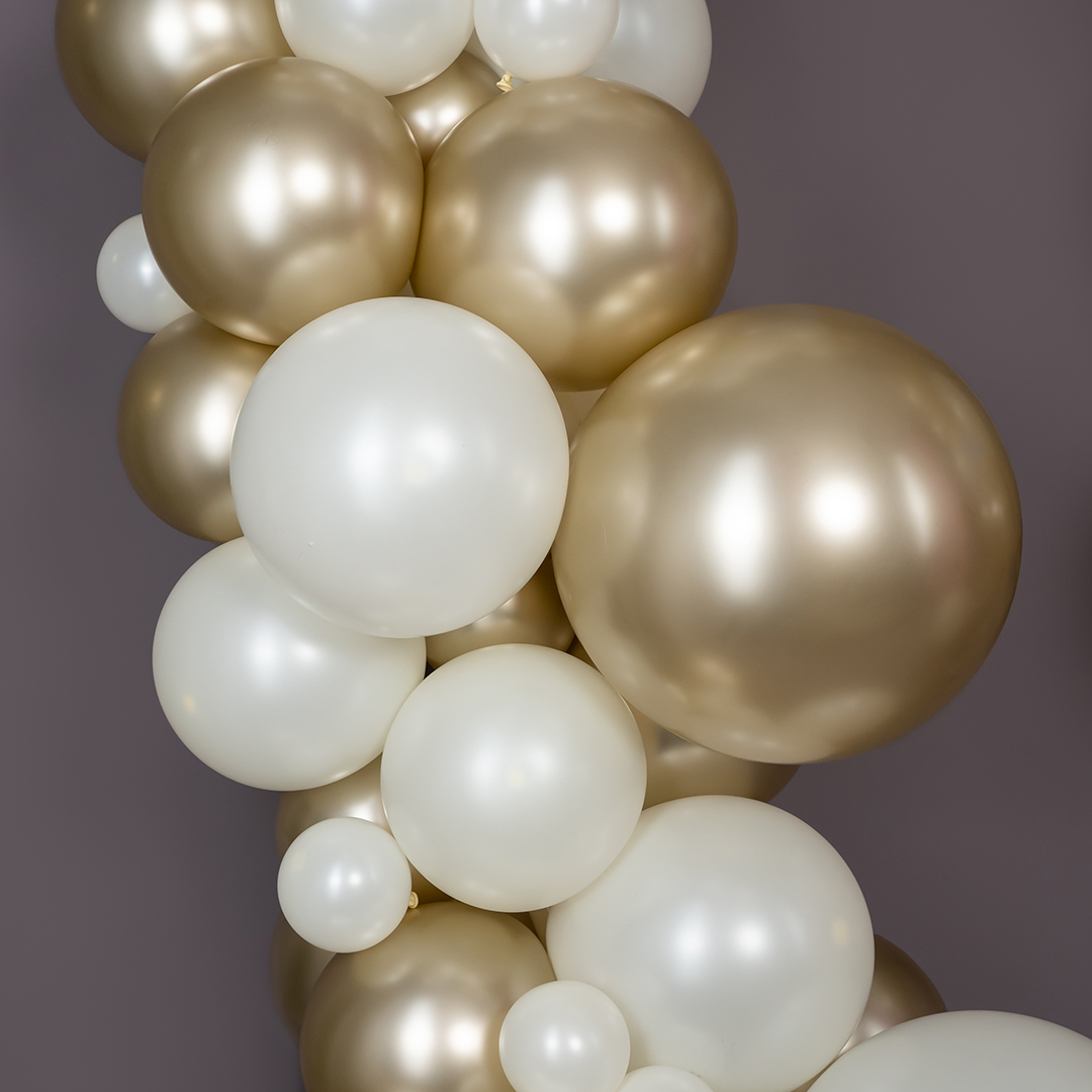 Шар (18''/46 см), Золотой Песок (870), шелк, 6 шт.