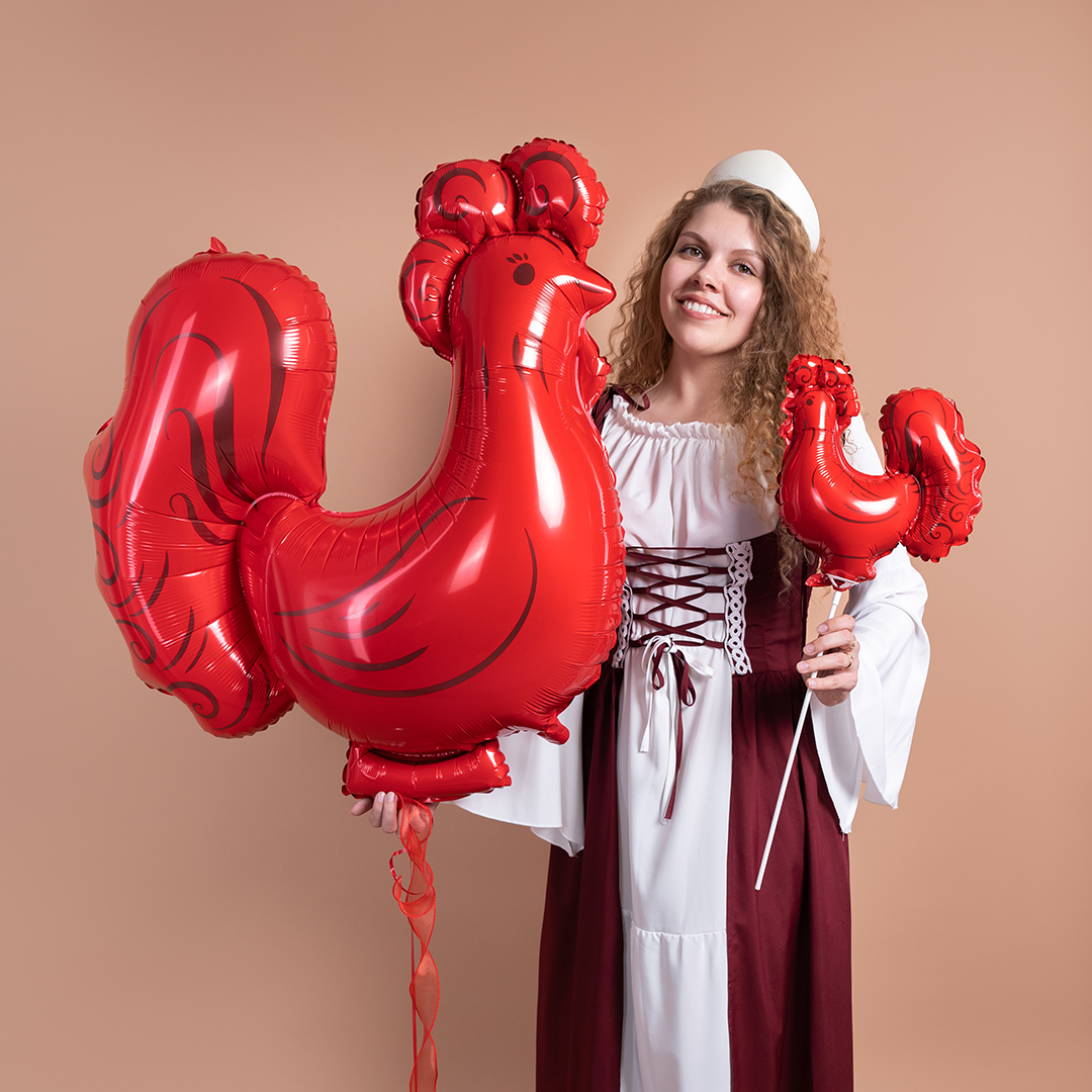 Шар (38''/97 см) Фигура, Леденец Петушок, 1 шт. в уп.