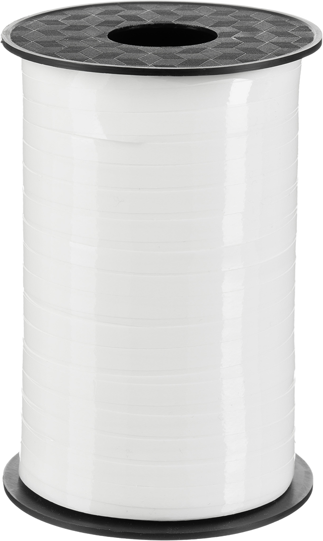 Лента полипропиленовая (0,5 см*250 м) Белый, Лаковый, 1 шт.