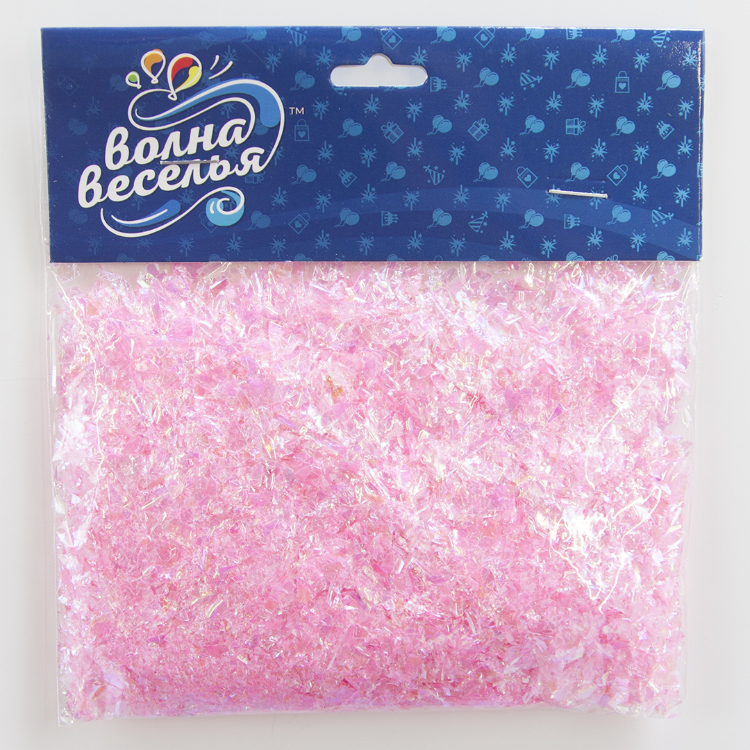 Конфетти дробленые Розовый, Хамелеон, 20 г.
