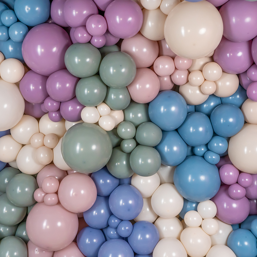 Шар (5''/13 см), Индиго, пастель ретро, 100 шт.