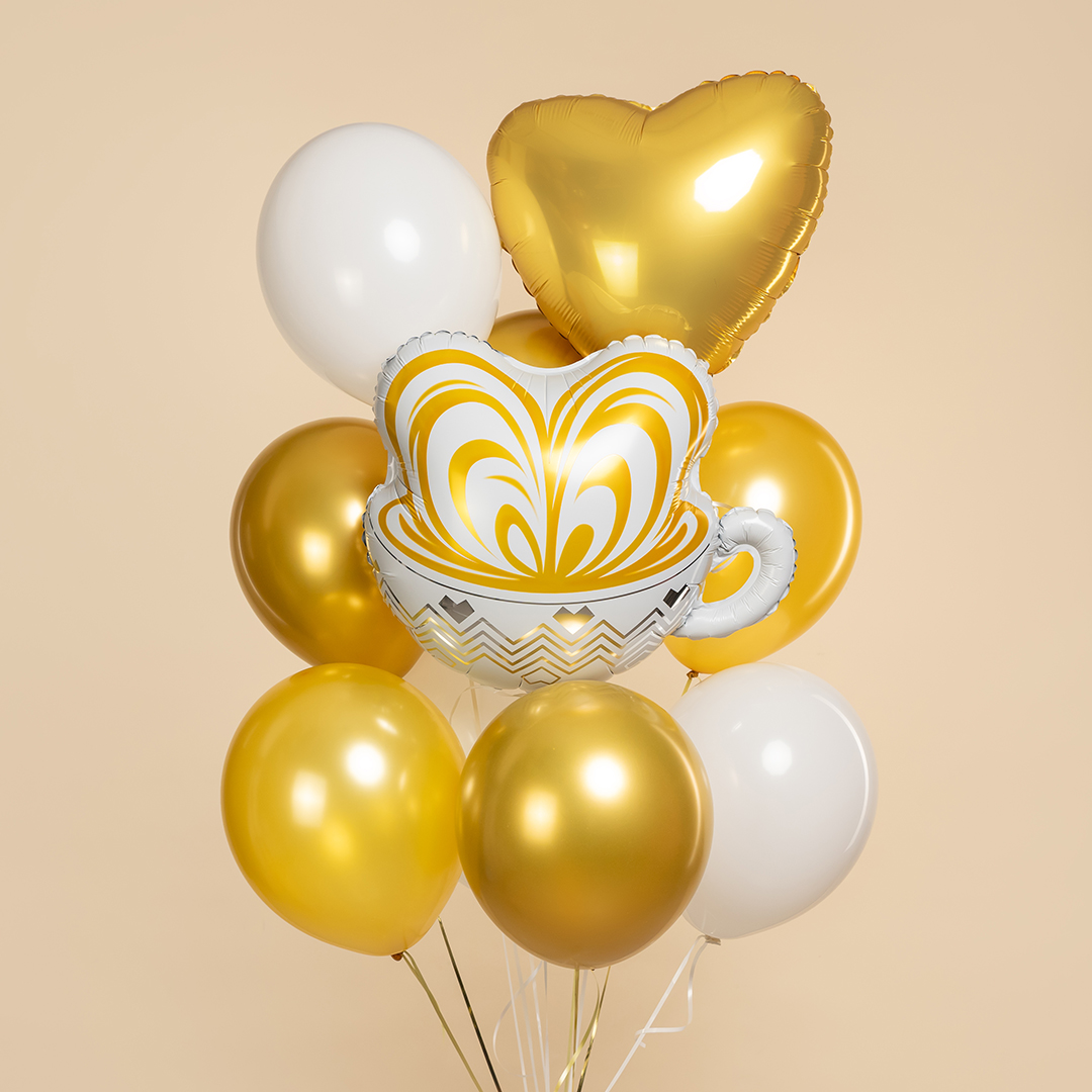 Шар (24''/61 см) Фигура, Чашка Капучино, 1 шт.